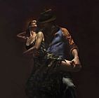 Hamish Canvas Paintings - Only With You by Hamish Blakely
